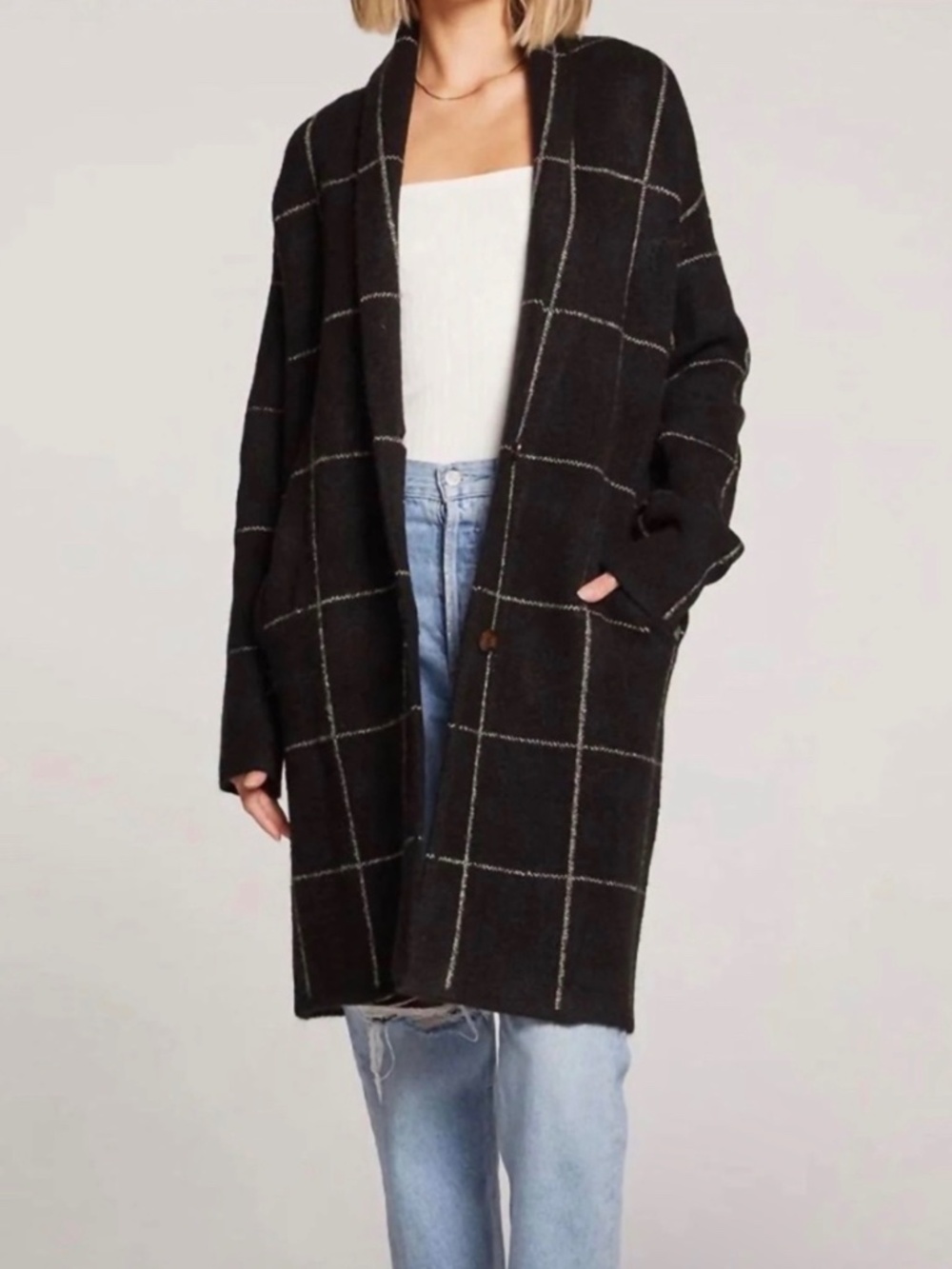 Saltwater Luxe┆S┆Desreen Long Sleeve Sweater ┆Black┆256